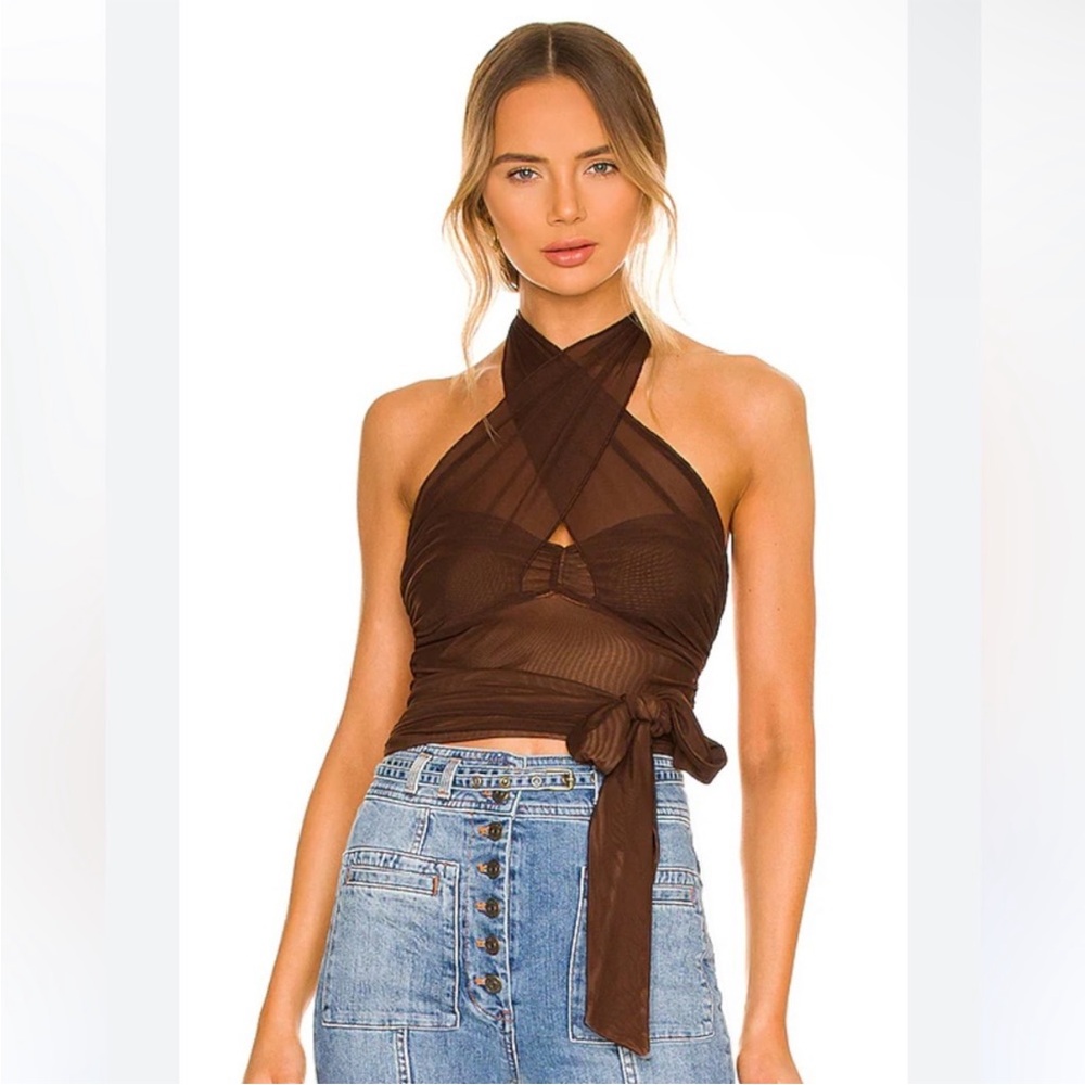 Majorelle charlize halter top